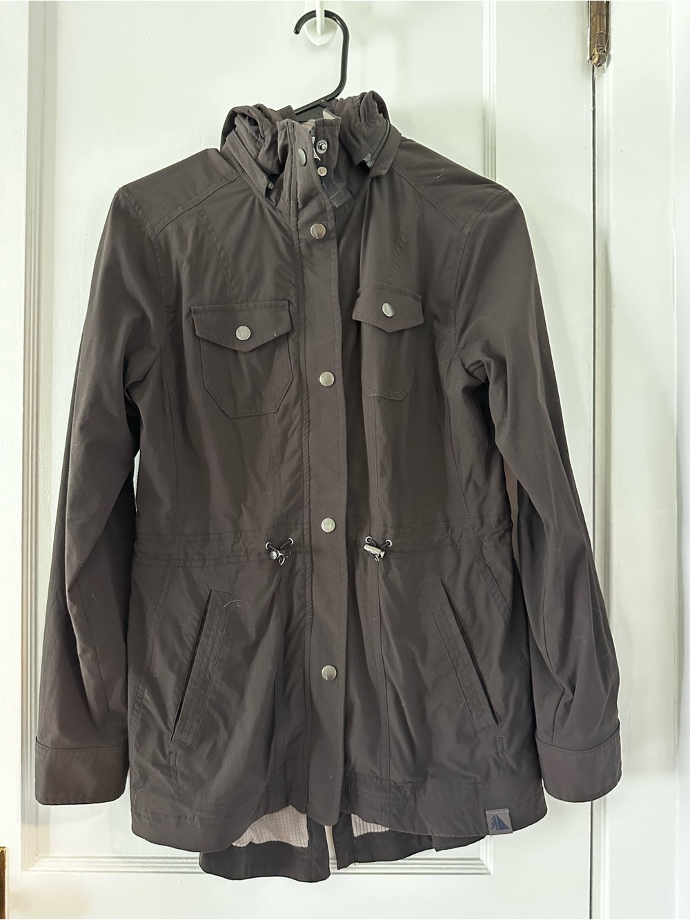 L.L. Bean Black Hooded Field Jacket